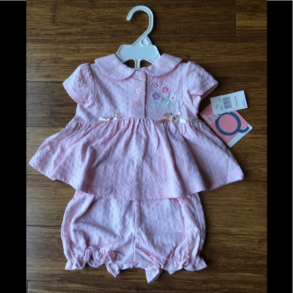 NWT 3/6 Month Pink 2pc Set